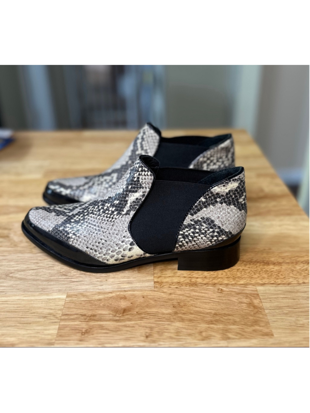 Women's Pour La Victoire Animal Cameron Mixed Media Ankle Boots 7.5